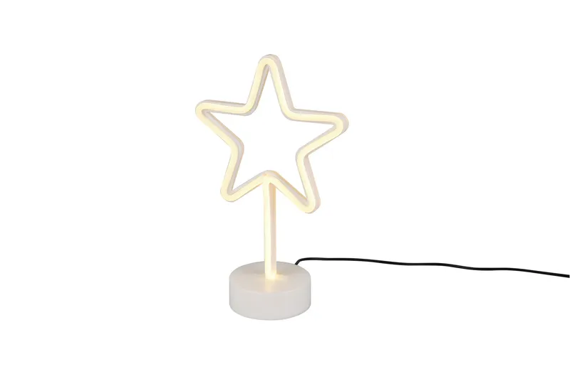 Trio Lighting Star LED bordlampe hvit, TRIO