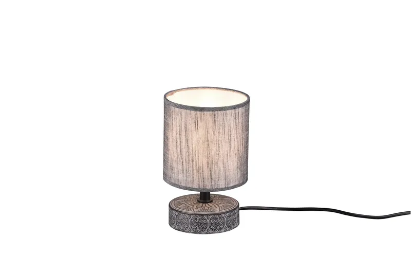 Trio Lighting Marie bordlampe E14 grå, TRIO