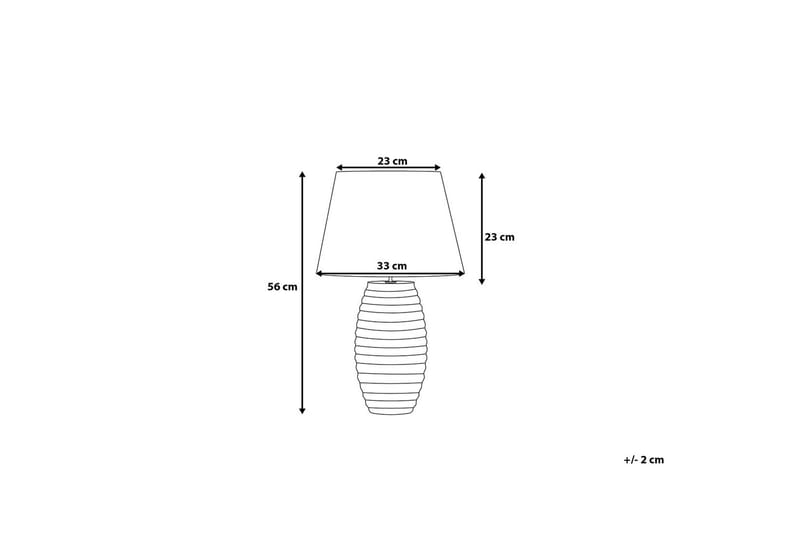 Ebro Bordlampe 33 cm - Gull - Belysning - Innendørsbelysning & Lamper - Bordlampe