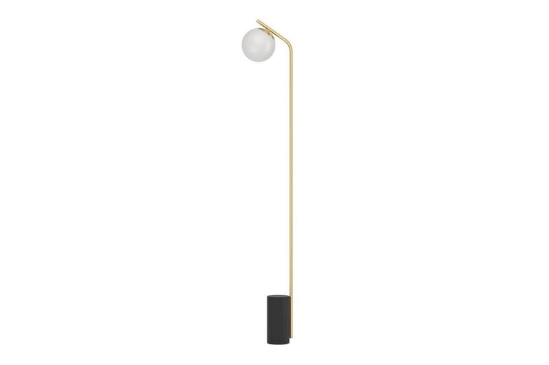 Gulvlampe Eglo Betulia Svart/Messing Opalhvit - Belysning - Innendørsbelysning & Lamper - Soveromslampe