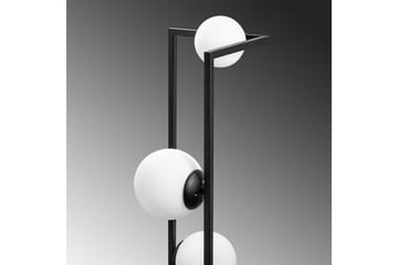 Gulvlampe Hjørne Svart - Svart - Belysning - Innendørsbelysning & Lamper - Soveromslampe