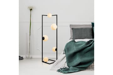 Gulvlampe Hjørne Svart - Svart - Belysning - Innendørsbelysning & Lamper - Soveromslampe