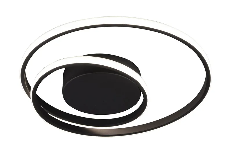 Trio Lighting Zibal LED plafond matt sort - Matt svart - Belysning - Innendørsbelysning & Lamper - Taklampe - Pendellamper & Hengelamper