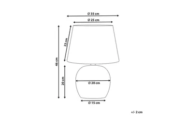 Mechka Bordlampe 46 cm E27 - Flerfarget - Belysning - Innendørsbelysning & Lamper - Bordlampe
