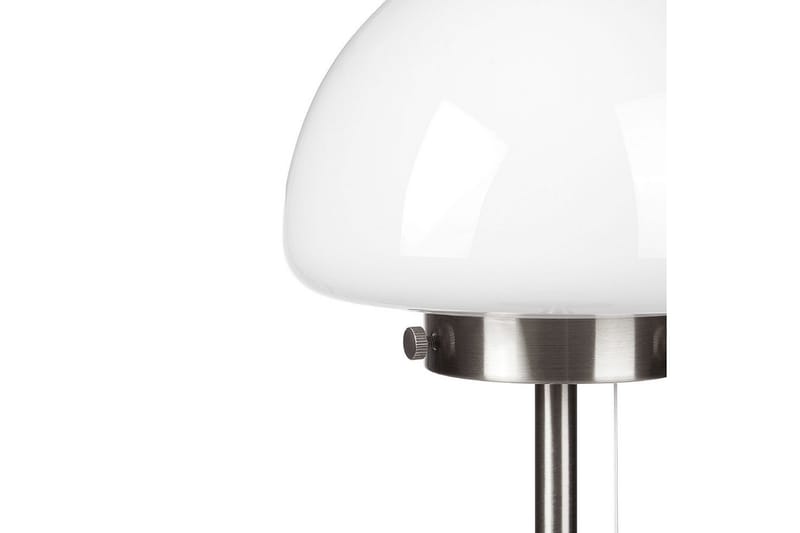 Icaria Bordlampe 39 cm E27 - Sølv/Hvit - Belysning - Innendørsbelysning & Lamper - Nattlampe - Nattlampe bord