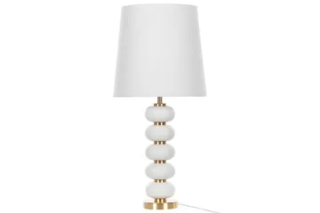 Laros Bordlampe 80 cm E27 - Hvit/Gull - Belysning - Innendørsbelysning & Lamper - Nattlampe - Nattlampe bord
