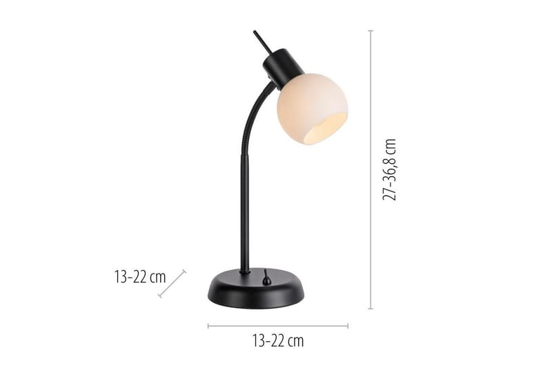Loki Just Light Bordlampe - Belysning - Innendørsbelysning & Lamper - Nattlampe - Nattlampe bord