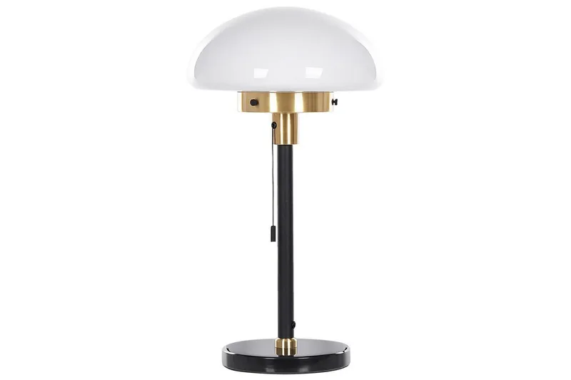 Maltiba Bordlampe 66 cm E27, Svart/Hvit