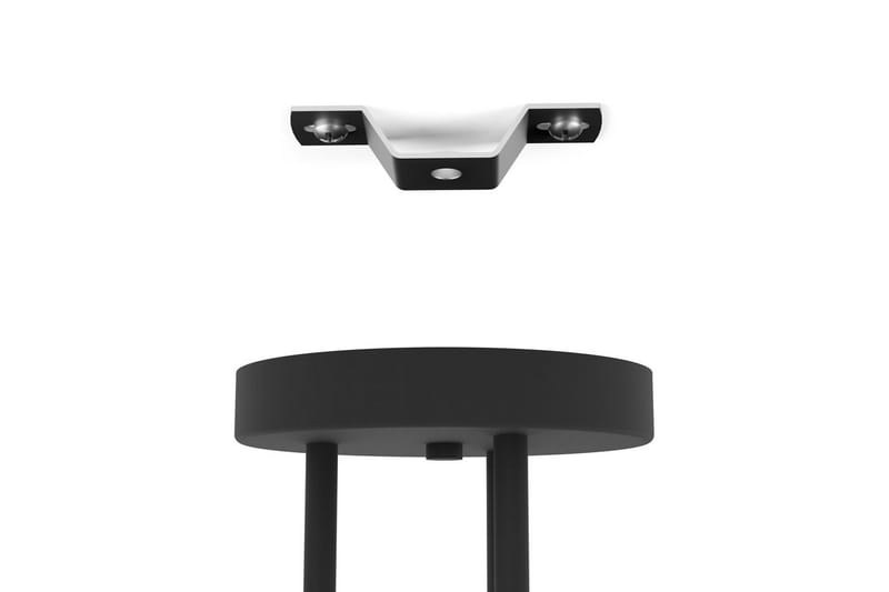 Taklampe Eglo Loreto - Svart/Hvit - Belysning - Innendørsbelysning & Lamper - Soveromslampe - Taklampa sovrum