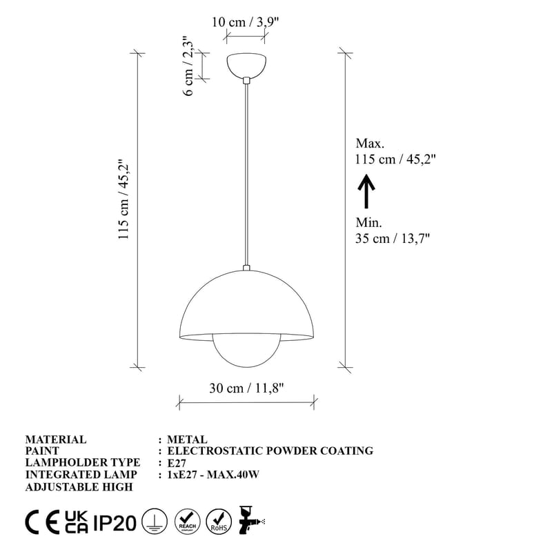 Eylul pendellampe - Svart - Belysning - Innendørsbelysning & Lamper - Taklampe - Krystallkrone & takkrone