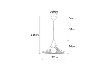 Lysekrone Benros Kobber - Kobber - Belysning - Innendørsbelysning & Lamper - Taklampe - Pendellamper & Hengelamper