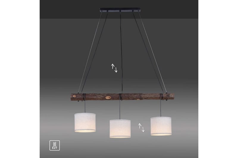 Pendellampe Bark - 20x120x100 cm - Belysning - Innendørsbelysning & Lamper - Taklampe - Pendellamper & Hengelamper