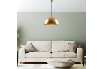 Taklampe Brena Gull Enkelt Sokkel - 50 x 50 x 121 cm - Belysning - Innendørsbelysning & Lamper - Taklampe - Pendellamper & Hengelamper