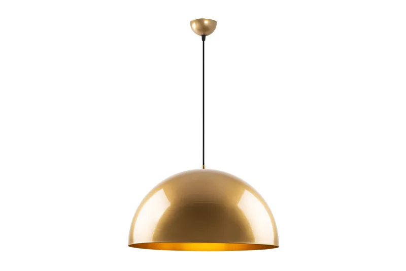 Taklampe Brena Gull Enkelt Sokkel - 50 x 50 x 121 cm - Belysning - Innendørsbelysning & Lamper - Taklampe - Pendellamper & Hengelamper