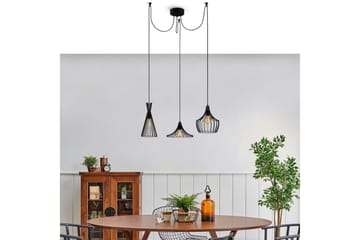 Taklampe Mezopotamia Svart - Svart - Belysning - Innendørsbelysning & Lamper - Taklampe - Pendellamper & Hengelamper
