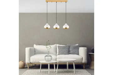 Taklampe Soodni Tre Horisont Hvit - Hvit - Belysning - Innendørsbelysning & Lamper - Taklampe - Pendellamper & Hengelamper