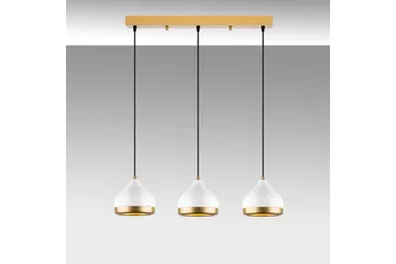 Taklampe Soodni Tre Horisont Hvit - Hvit - Belysning - Innendørsbelysning & Lamper - Taklampe - Pendellamper & Hengelamper