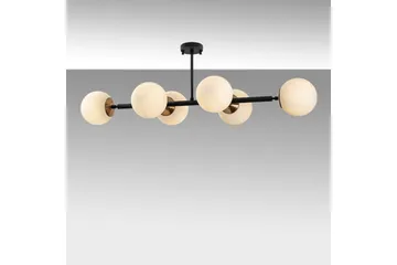 Taklampe Subin Flat Svart / Krem - Svart / Krem - Belysning - Innendørsbelysning & Lamper - Taklampe - Pendellamper & Hengelamper
