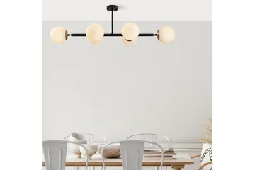 Taklampe Subin Flat Svart / Krem - Svart / Krem - Belysning - Innendørsbelysning & Lamper - Taklampe - Pendellamper & Hengelamper