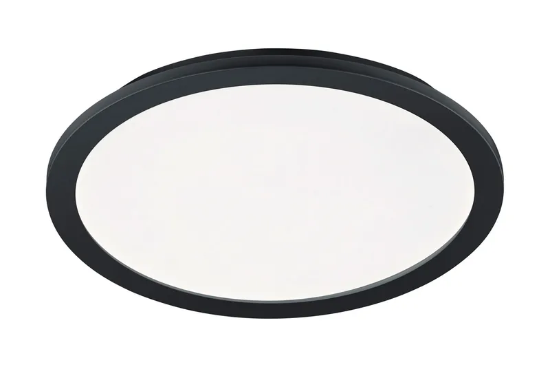 Trio Lighting Camillus LED plafond 40cm matt sort, Matt svart