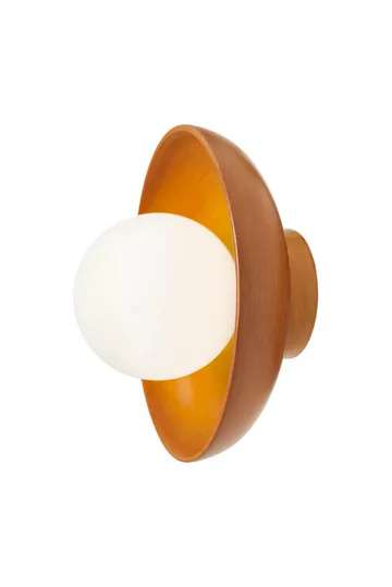 Beylin vegglampe 24 cm rund - Eik Hvit - Belysning - Innendørsbelysning & Lamper - Vegglampe