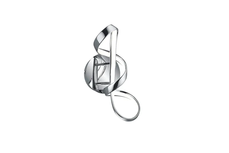 Perugia LED-Vegglampe Krom