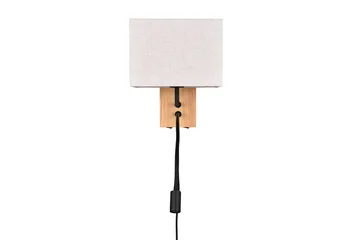 Trio Lighting Nilam Vegglampe med leselampe 25 cm LED + E27 tre - Belysning - Innendørsbelysning & Lamper - Vegglampe