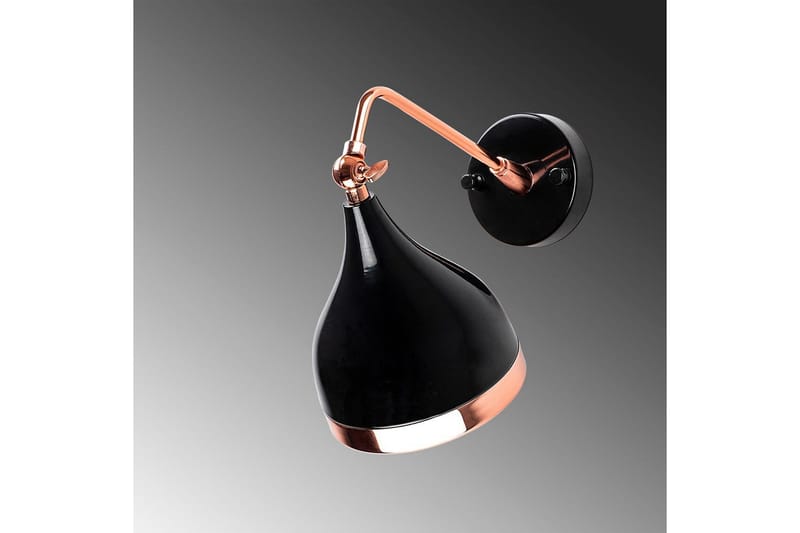 Vegg lampe Soodz Svart / Kobber - Svart / Kobber - Belysning - Innendørsbelysning & Lamper - Vegglampe