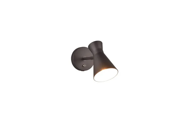 Vegglampe TRIO Enzo Matt svart, Matt svart