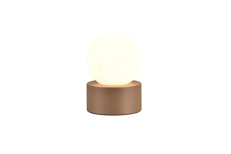 Trio Lighting Countess Bordlampe E14 kaffe brun