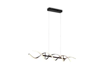 Sequence LED-Pendellampe Børstet Aluminium/Matt Svart - Trio Lighting - Belysning - Innendørsbelysning & Lamper - Vinduslampe - Vinduslampe hengende