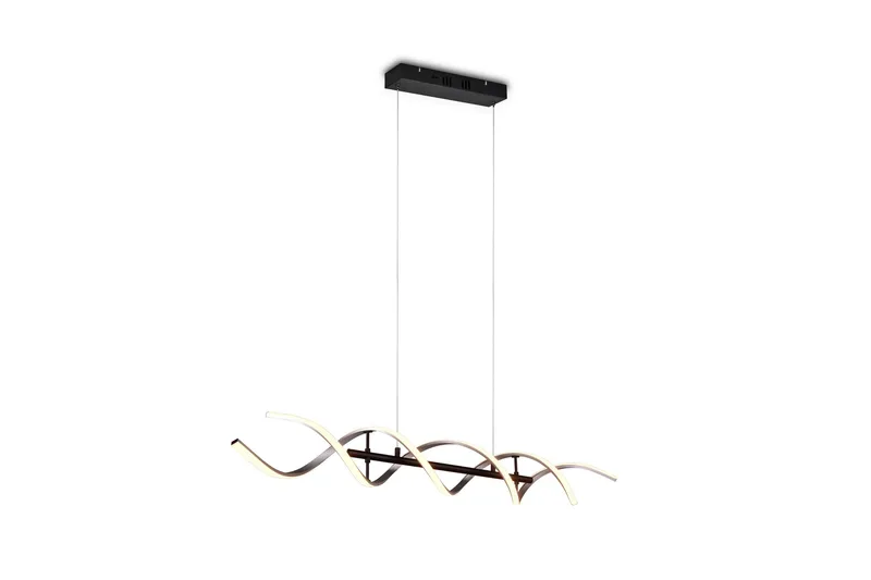 Sequence LED-Pendellampe Børstet Aluminium/Matt Svart - Trio Lighting - Belysning - Innendørsbelysning & Lamper - Vinduslampe - Vinduslampe hengende