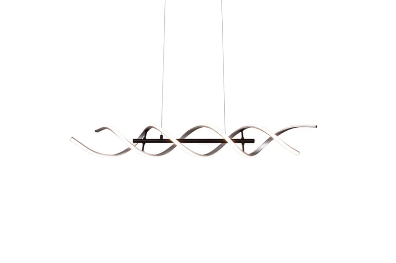 Sequence LED-Pendellampe Børstet Aluminium/Matt Svart - Trio Lighting - Belysning - Innendørsbelysning & Lamper - Vinduslampe - Vinduslampe hengende