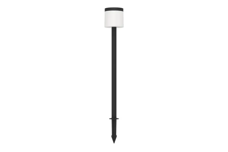 Pollerlampe Eglo Pantete Solcelledrevet med Sensor 1150 mm, Svart/Hvit