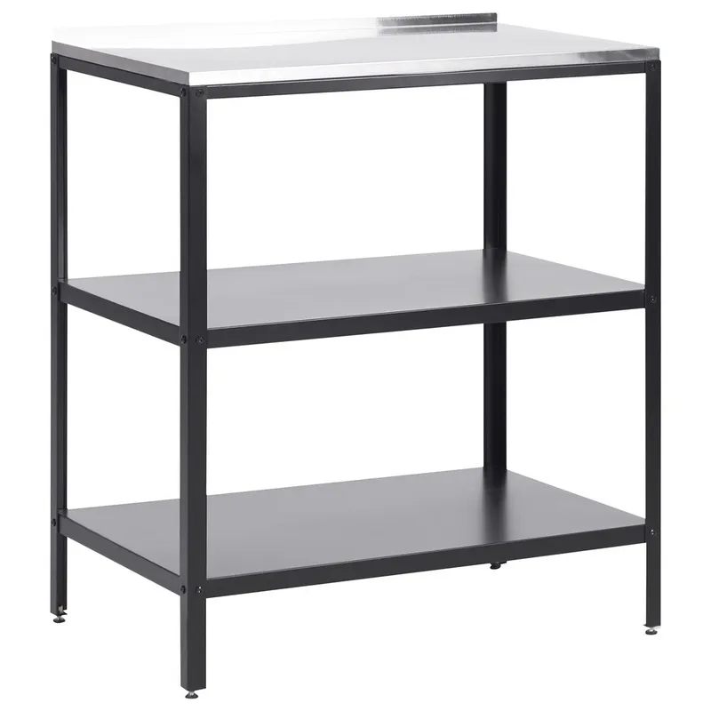 Utekök Silver, Svart