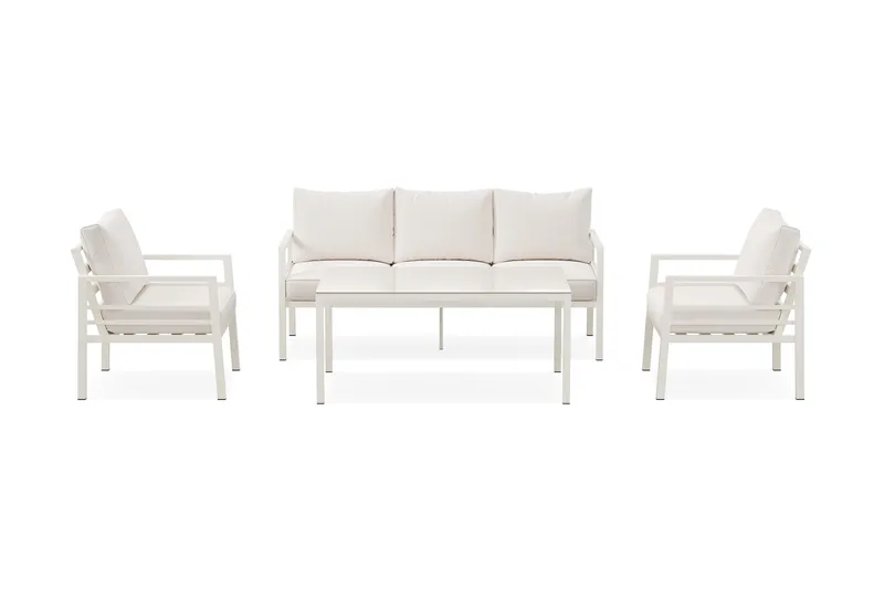 Ariany sofagruppe utendørs 5-seters, Beige