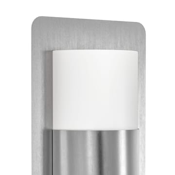 Utvendig vegglampe Cistierna - Rustfritt stål/hvit - Hage - Utemiljø - Entré - Entrébelysning