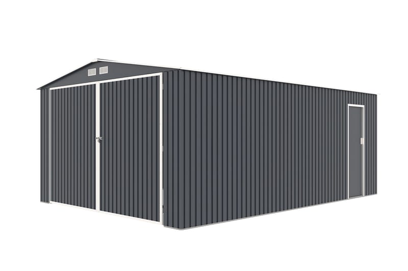 Förråd Eddison 20,5 m² Dark grey - Hage - Uterom & feriehus - Lagringshus & boder - Redskapsboder
