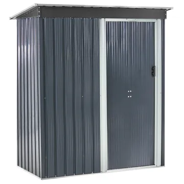 Hagebod Aisone 89x150 cm - Grå/hvit - Hage - Uterom & feriehus - Lagringshus & boder - Verktøybod