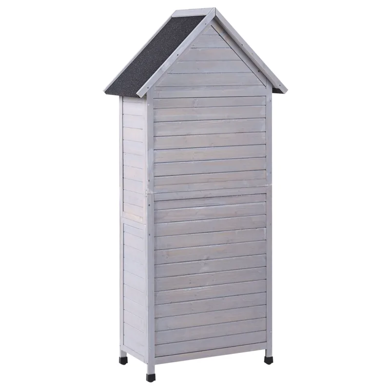 Redskapsbod Seniga 46x85 cm - Grå/Svart - Hage - Uterom & feriehus - Lagringshus & boder - Redskapsboder