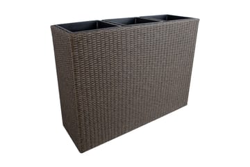 Wicker Dyrkingskasse 110x39xH88 cm Mørkebrun - Hagemøbler - Øvrig utendørs - Tilbehør utendørs - Hagekrukker