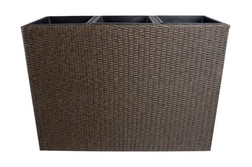 Wicker Dyrkingskasse 110x39xH88 cm Mørkebrun - Hagemøbler - Øvrig utendørs - Tilbehør utendørs - Hagekrukker