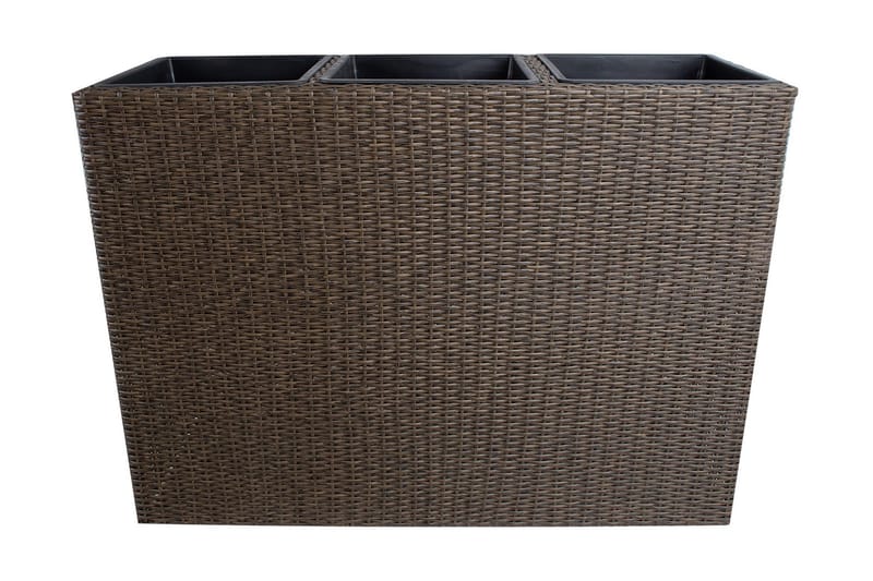 Wicker Dyrkingskasse 110x39xH88 cm Mørkebrun - Hagemøbler - Øvrig utendørs - Tilbehør utendørs - Hagekrukker