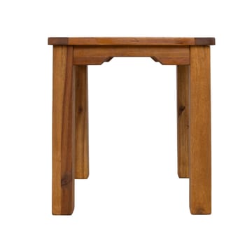 Benk HOME4YOU Benk Fortuna 40x40x45 cm akasie - brun - Hagemøbler - Balkong - Balkongmøbler - Balkongbord