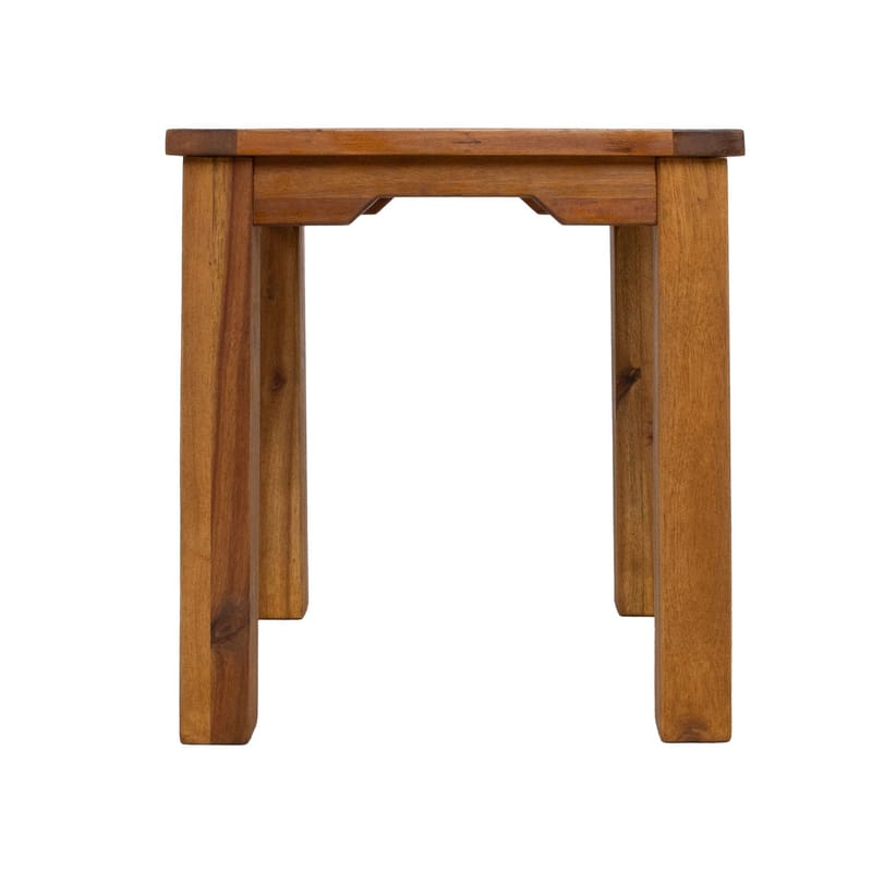 Benk HOME4YOU Benk Fortuna 40x40x45 cm akasie - brun - Hagemøbler - Balkong - Balkongmøbler - Balkongbord