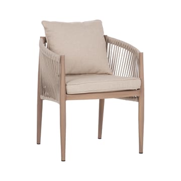 Stol HOME4YOU Medina 62x60x74 cm beige - Beige - Hagemøbler - Balkong - Balkongmøbler - Balkongstoler