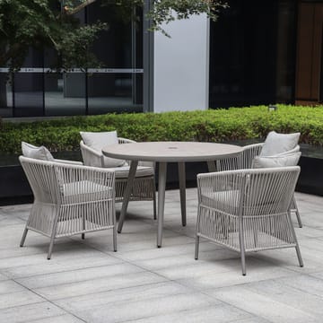 Stol HOME4YOU Silva gråbeige - Gråbeige - Hagemøbler - Balkong - Balkongmøbler - Balkongstoler