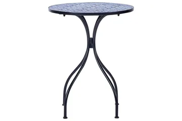 Trädgårdsbord Beliani Cigliano Black||blue - Hagemøbler - Balkong - Balkongmøbler - Balkongbord