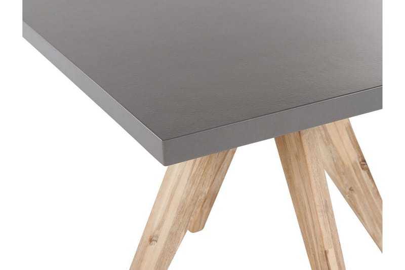 Rundt hagebord betongeffekt 90 c 90 cm OLBIA - Grå - Hagemøbler - Hagebord - Spisebord ute