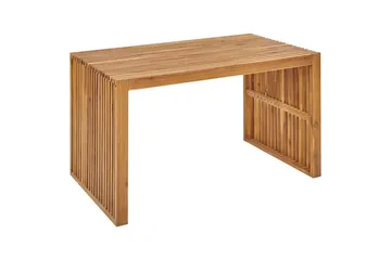 Trädgårdsbord Beliani Bellano 120x70x70 cm Light wood - Hagemøbler - Hagebord - Spisebord ute